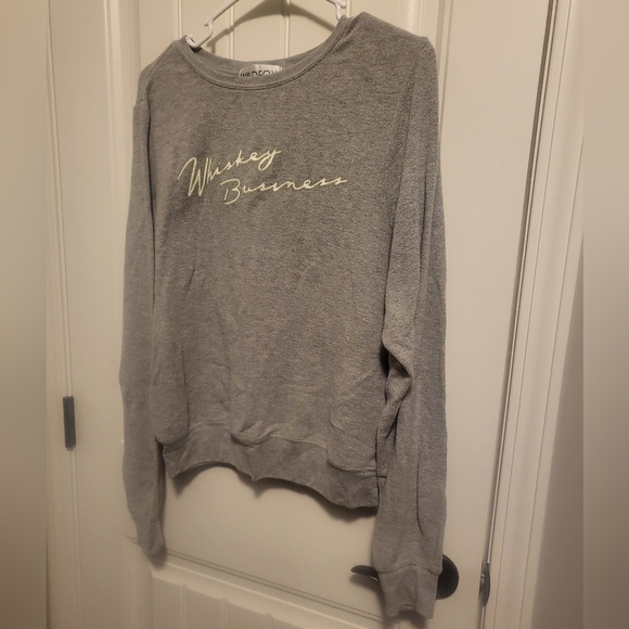 Heather Gray 'Whiskey Business' Sweatshirt, M - Picture 11 of 11